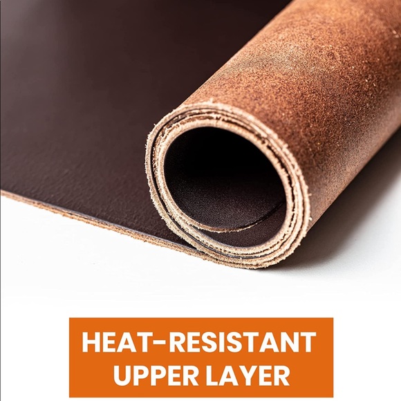 Leather Nomads Premium Leather Desk Pad with Coaster and Lens Wipe - New In Box - Picture 3 of 10